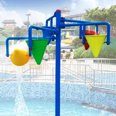 La fibra de vidrio y el PVC grandes rocían el equipo del parque para 3 ~ 5 personas