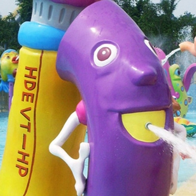 El PVC, parque material del agua de la fibra de vidrio juega con la bomba de agua en sprayground