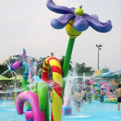 Equipo modificado para requisitos particulares del patio del agua del espray de la flor, equipo del parque de atracciones