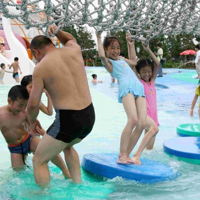 Menor interactivo del Lemna de la fibra de vidrio del equipo del parque del agua para la familia