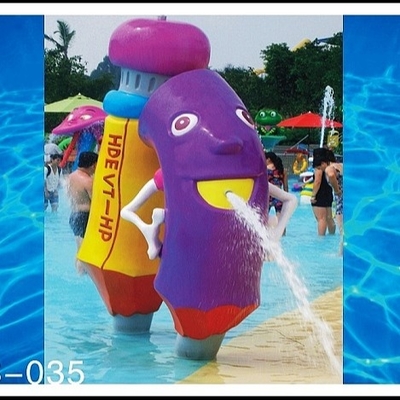 Personas de la estructura 3~5 del juego de la aguamarina del espray del equipo del parque del agua de los niños y de los adultos para el parque del agua de los niños