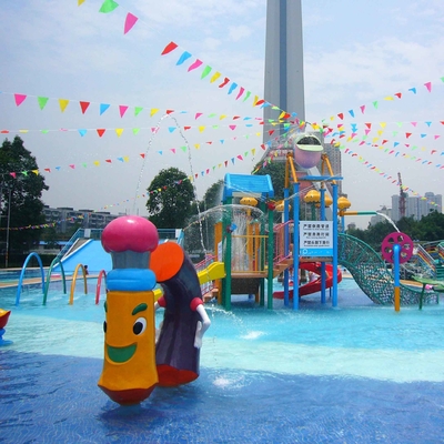 Personas de la estructura 3~5 del juego de la aguamarina del espray del equipo del parque del agua de los niños y de los adultos para el parque del agua de los niños