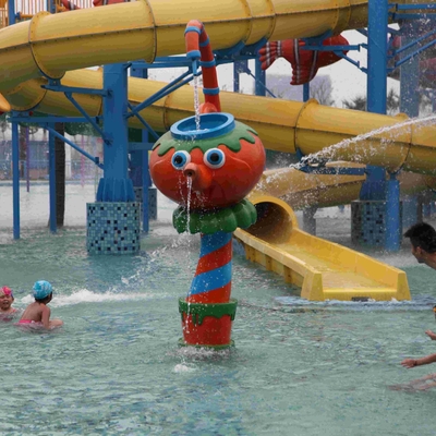 Juego del agua de los niños del juego de la aguamarina del equipo del patio del agua con el espray de la tetera