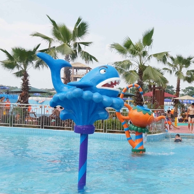 Equipo del juego del espray de la ballena de la historieta para los niños/los adultos, profundidad de agua de 0,3 - de los 0.6m