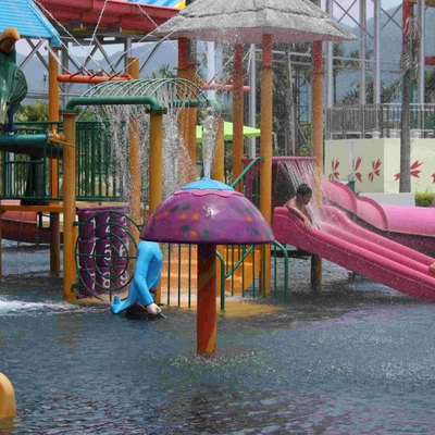 Seta modificada para requisitos particulares de la historieta del equipo del parque de la aguamarina del espray del PVC de la fibra de vidrio formada