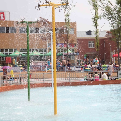 Juego para los niños, equipo del agua del espray del parque de la aguamarina de la fibra de vidrio del estilo de la historieta para la venta