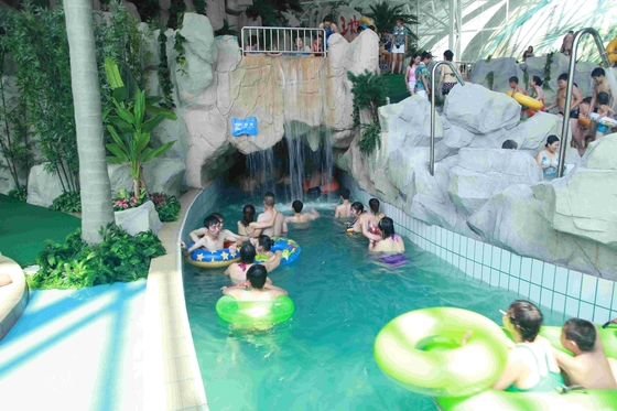 Río perezoso de los centros vacacionales del parque al aire libre del agua, equipo de Waterpark para el parque de la aguamarina del tema
