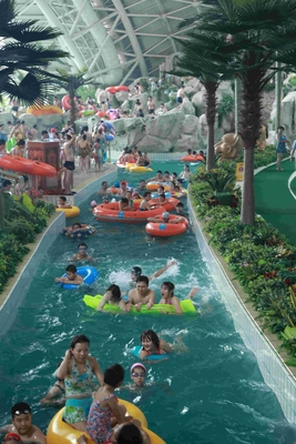 Sistema fluvial perezoso modificado para requisitos particulares del parque al aire libre del agua, equipo de Waterpark para el parque del agua de Gaint