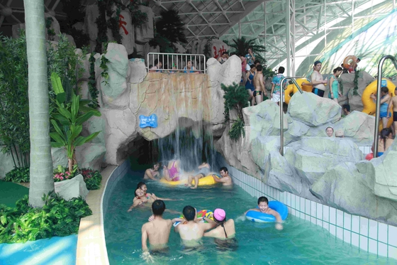 Uso comercial de diverso de la longitud del agua del parque del río del equipo poder perezoso de la bomba