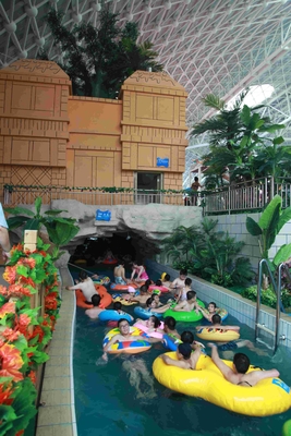 Proyecto atractivo de los centros vacacionales de río del parque perezoso al aire libre del agua para el parque del agua