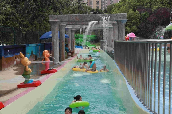 Proyecto atractivo de los centros vacacionales de río del parque perezoso al aire libre del agua para el parque del agua