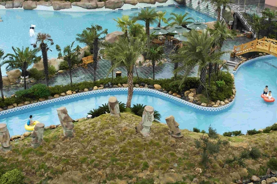 Parque perezoso del agua de río del equipo de la piscina para el parque gigante del agua una garantía del año