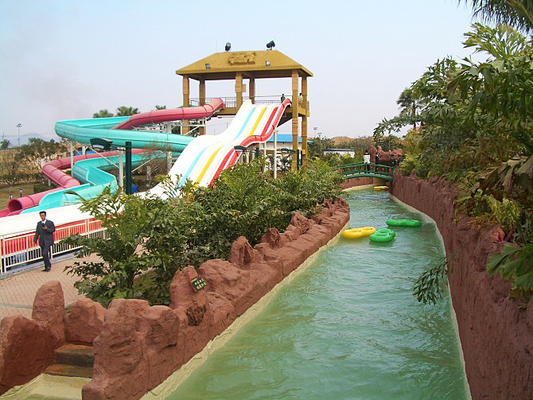 La piscina perezosa del río para relaja el entainment del parque del agua de la diversión