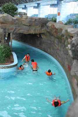 Equipo del parque del agua, río perezoso de Waterpark, equipos del patio de la diversión del agua para el parque de la aguamarina