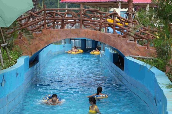 Río perezoso del parque del agua del equipo de la piscina para los niños/el parque de atracciones de la diversión de la familia