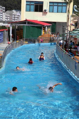 Equipo perezoso del patio del agua de río del parque al aire libre divertido del agua