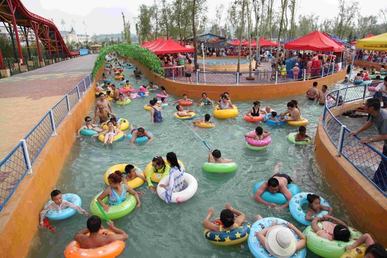 Equipo perezoso del patio del agua de río del parque al aire libre divertido del agua