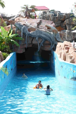 Río perezoso del parque del agua de los centros vacacionales fuera del equipo del patio para el parque de la aguamarina