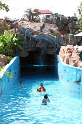 Río perezoso del parque del agua de los centros vacacionales fuera del equipo del patio para el parque de la aguamarina