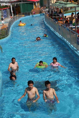 Piscina de río gigante de pereza Equipo comercial de río pereza para la familia