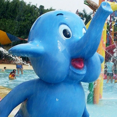 Parques modificados para requisitos particulares del agua de la fibra de vidrio del equipo del parque del espray del pulpo para los niños