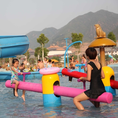 Juegos al aire libre de la fibra de vidrio del pato del espray del parque de los niños comerciales del equipo para el parque del agua