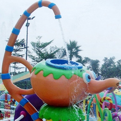Juego usado equipo de encargo de la aguamarina del parque del agua del espray de la historieta para el parque de la aguamarina de los niños