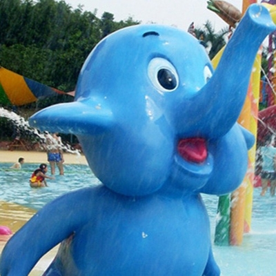 Parque del agua del juego de la aguamarina de Sprayground del agua, equipo formado historieta del parque del espray del mono