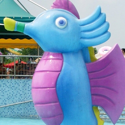 El equipo colorido modificado para requisitos particulares del parque del espray de la carpa para los niños/los niños riega el patio