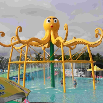 Equipo del parque del espray de la ballena del entretenimiento de los niños/de los adultos para la profundidad de agua de 0,3 - de los 0.6m para el parque del agua