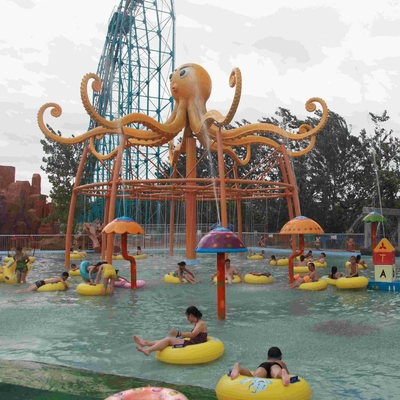 Equipo del parque del espray de la ballena del entretenimiento de los niños/de los adultos para la profundidad de agua de 0,3 - de los 0.6m para el parque del agua