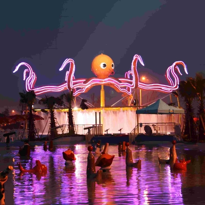 Equipo del parque del espray de la ballena del entretenimiento de los niños/de los adultos para la profundidad de agua de 0,3 - de los 0.6m para el parque del agua