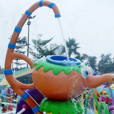 Equipo del parque del espray del puerto del té del juego del agua de los niños del juego de la aguamarina del equipo del parque de la aguamarina