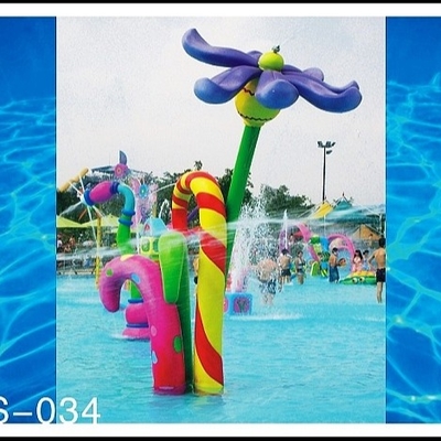 Equipo modificado para requisitos particulares del parque del espray de la flor de la fibra de vidrio, juego del agua de Family Entertainment
