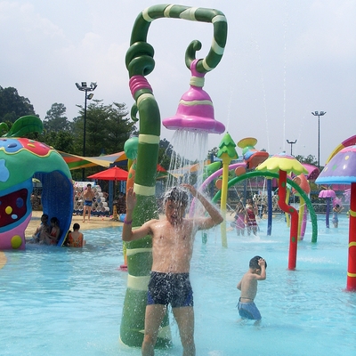 Juego modificado para requisitos particulares del agua del juego de la aguamarina del espray, equipo del parque del agua de la fibra de vidrio