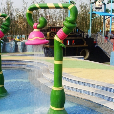 Juego modificado para requisitos particulares del agua del juego de la aguamarina del espray, equipo del parque del agua de la fibra de vidrio