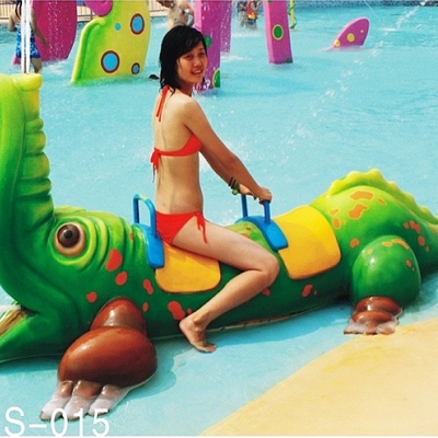 Juego modificado para requisitos particulares del agua del juego de la aguamarina del espray, equipo del parque del agua de la fibra de vidrio