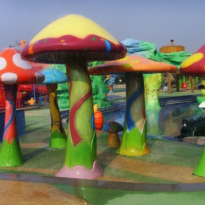 Juego modificado para requisitos particulares del agua del juego de la aguamarina del espray, equipo del parque del agua de la fibra de vidrio