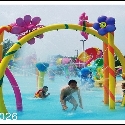 El espray al aire libre de Family Entertainment arqueó la puerta, equipo del parque de la aguamarina para 5 - 10 personas