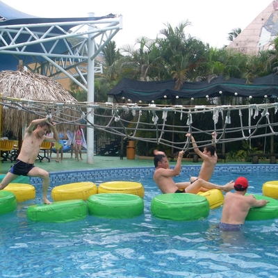 Menor del Lemna de la fibra de vidrio del juego de la aguamarina de la piscina de agua del equipo del parque de la aguamarina para la diversión del juego de la familia