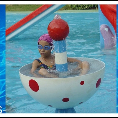 Juego de la aguamarina de la fibra de vidrio, equipo del parque de la aguamarina del espray para los niños y adultos en piscina