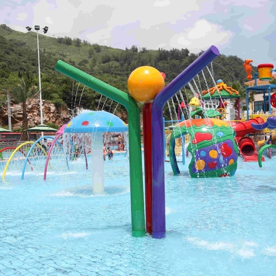 Juego modificado para requisitos particulares de la aguamarina de la columna del color de agua del icono del espray, equipo del parque de la aguamarina para los adultos de los niños