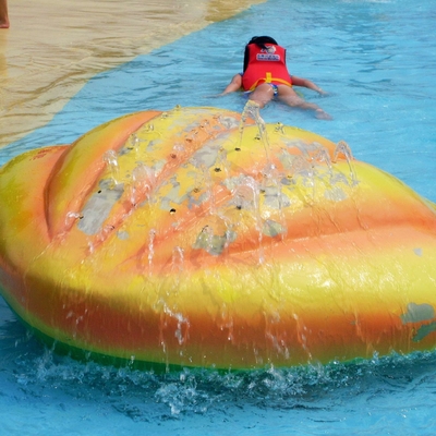 Juego de la aguamarina de Shell del espray del equipo del patio del agua de la fibra de vidrio para el parque de atracciones