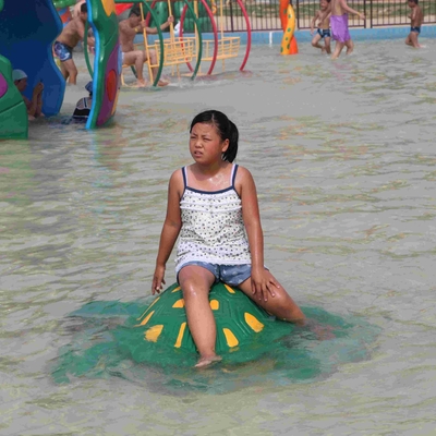 La aguamarina de encargo de la tortuga del agua juega el patio del agua, equipo del parque del espray para el parque del agua