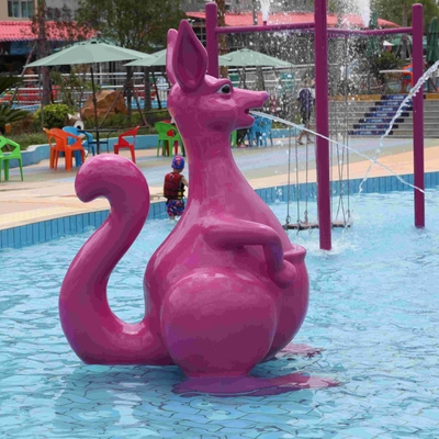 Juego de la aguamarina de Sprayground del agua del canguro, equipo del espray del patio del agua modificado para requisitos particulares