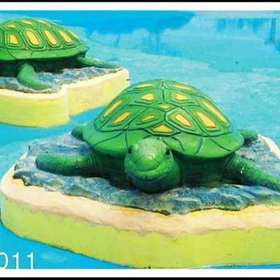 La aguamarina de encargo de la tortuga del agua juega el patio del agua, equipo del parque del espray para el parque del agua