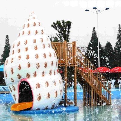 La piscina de agua colorida comercial piscina resbala/de los centros turísticos del parque del agua de la familia para los niños