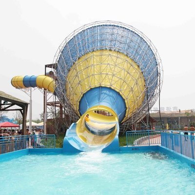 La piscina de agua de la fibra de vidrio del tornado resbala para el deporte acuático adulto del parque de la aguamarina