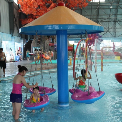 Parque del agua del juego de la aguamarina de la silla de la ejecución de la resina de Ashland para 4 niños garantía de 1 año