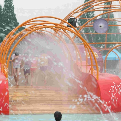 Laberinto del cangrejo del equipo al aire libre del patio de la diversión de la aguamarina del agua del juego grande del parque